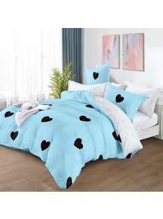   Двулицево спално бельо с ластик EmonaMall, 6 части - Модел S18524