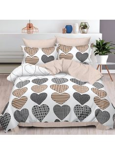   Двулицево спално бельо с ластик EmonaMall, 6 части - Модел S18526