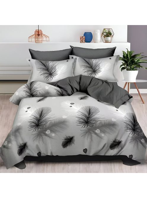 Двулицево спално бельо с ластик EmonaMall, 6 части - Модел S18531