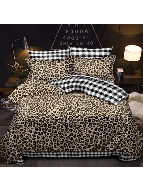 Двулицево спално бельо с ластик EmonaMall, 6 части - Модел S18533