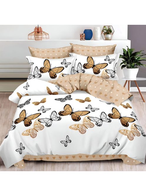 Двулицево спално бельо с ластик EmonaMall, 6 части - Модел S18535