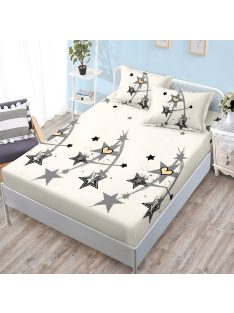   Долен чаршаф с ластик и две калъфки (за матрак от 160x200 до 180x200) EmonaMall, 3 части - Модел S18537