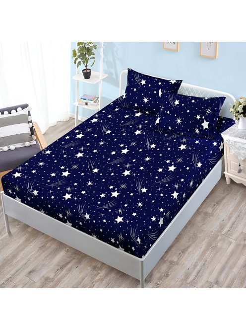 Долен чаршаф с ластик и две калъфки (за матрак от 160x200 до 180x200) EmonaMall, 3 части - Модел S18542