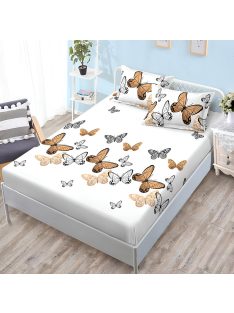   Долен чаршаф с ластик и две калъфки (за матрак от 160x200 до 180x200) EmonaMall, 3 части - Модел S18543