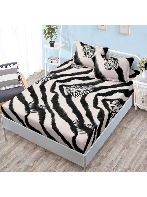 Долен чаршаф с ластик и две калъфки (за матрак от 160x200 до 180x200) EmonaMall, 3 части - Модел S18544