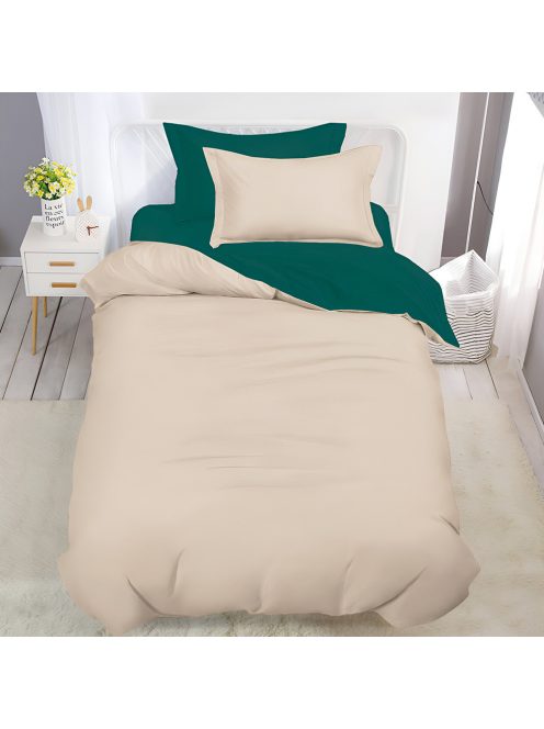 Двулицево спално бельо с ластик (размер за приста) EmonaMall, 4 части - Модел S18556