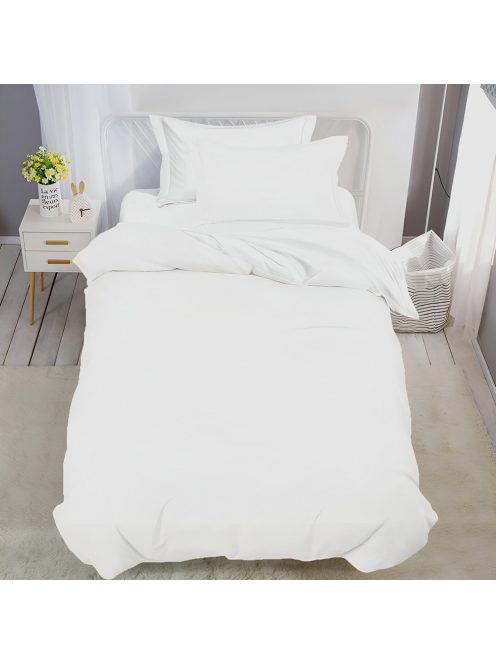 Едноцветно спално бельо с ластик (размер за приста) EmonaMall, 4 части - Модел S18560