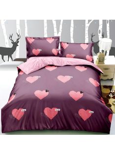   Двулицево спално бельо с ластик EmonaMall, 4 части - Модел S18575