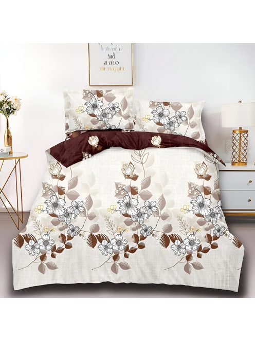 Двулицево спално бельо с ластик EmonaMall, 4 части - Модел S18576