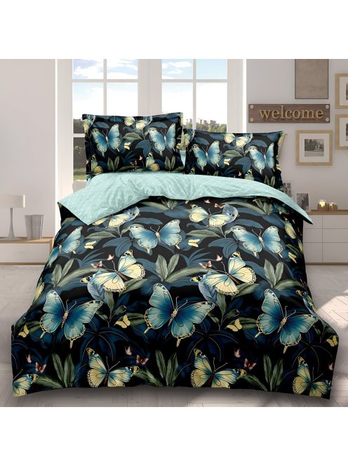 Двулицево спално бельо с ластик EmonaMall, 4 части - Модел S18577