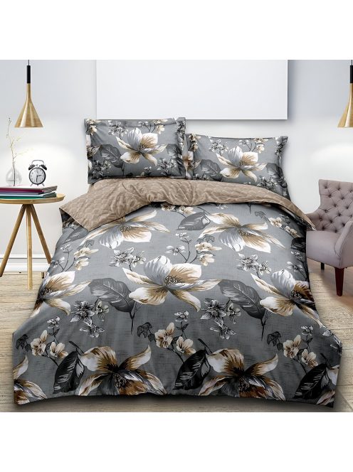 Двулицево спално бельо с ластик EmonaMall, 4 части - Модел S18579