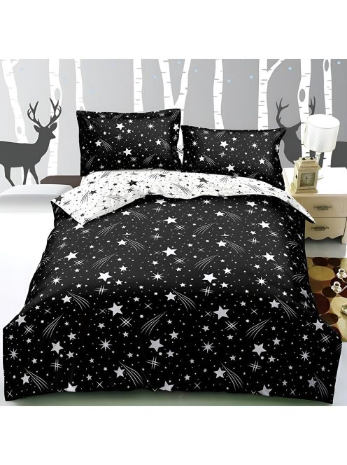 Двулицево спално бельо с ластик EmonaMall, 4 части - Модел S18590