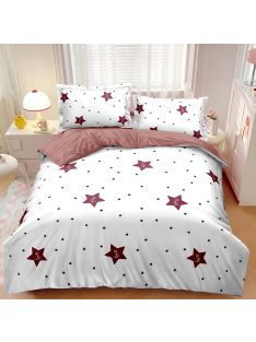   Двулицево спално бельо с ластик EmonaMall, 4 части - Модел S18596