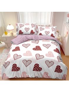   Двулицево спално бельо с ластик EmonaMall, 4 части - Модел S18597