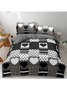   Двулицево спално бельо с ластик EmonaMall, 4 части - Модел S18598