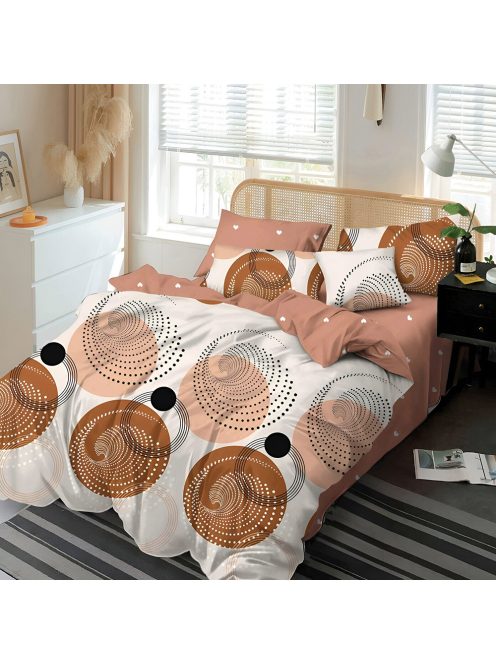 Двулицево спално бельо с ластик EmonaMall, 6 части - Модел S18606