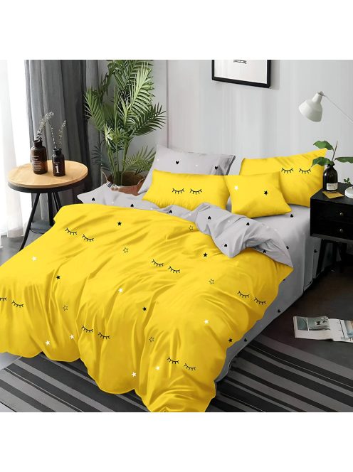 Двулицево спално бельо с ластик EmonaMall, 6 части - Модел S18607