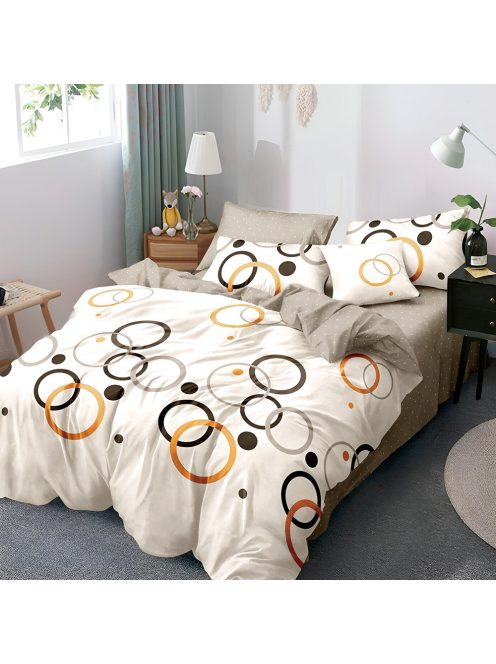 Двулицево спално бельо с ластик EmonaMall, 6 части - Модел S18608