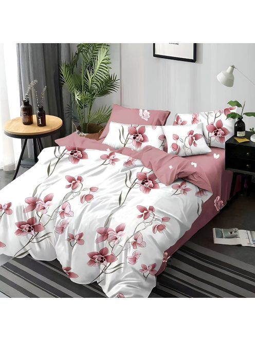 Двулицево спално бельо с ластик EmonaMall, 6 части - Модел S18609