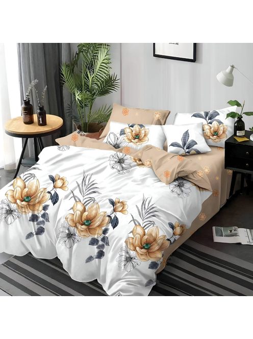 Двулицево спално бельо с ластик EmonaMall, 6 части - Модел S18610