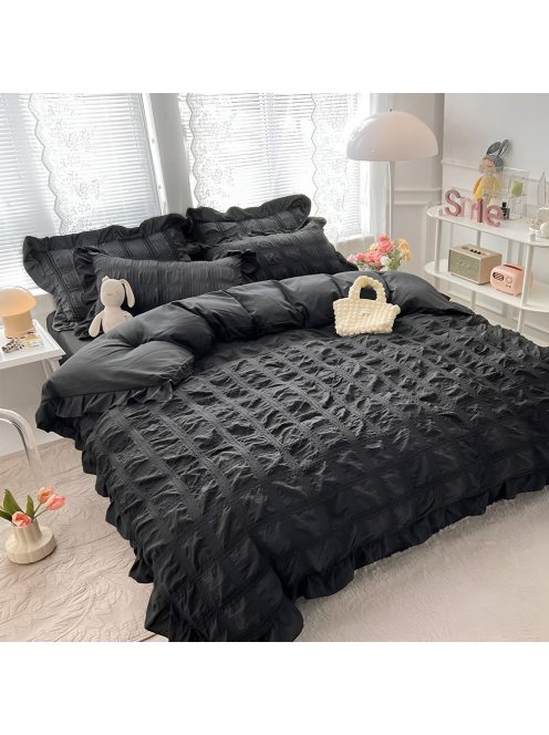 Едноцветно спално бельо EmonaMall, 6 части - Модел S18611