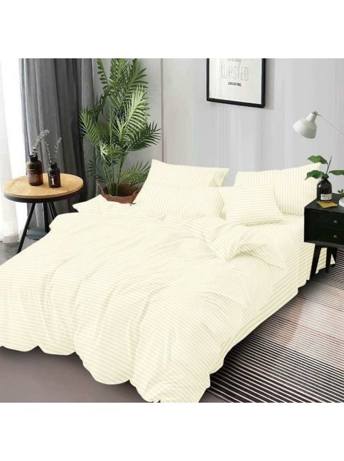 Едноцветно спално бельо с ластик EmonaMall, 6 части - Модел S18634