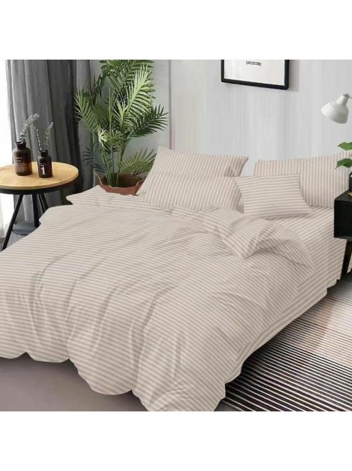 Едноцветно спално бельо с ластик EmonaMall, 6 части - Модел S18644