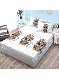   Долен чаршаф с ластик и две калъфки (за матрак от 160x200 до 180x200) EmonaMall, 3 части - Модел S18658