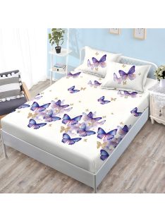   Долен чаршаф с ластик и две калъфки (за матрак от 160x200 до 180x200) EmonaMall, 3 части - Модел S18663