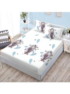   Долен чаршаф с ластик и две калъфки (за матрак от 160x200 до 180x200) EmonaMall, 3 части - Модел S18665