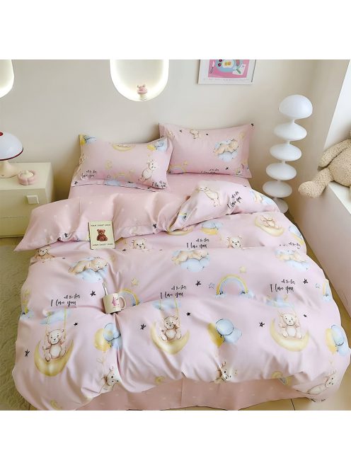 Двулицево спално бельо (размер за приста) EmonaMall, 4 части - Модел S18677