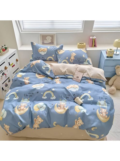 Двулицево спално бельо (размер за приста) EmonaMall, 4 части - Модел S18691