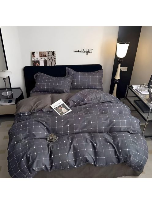 Двулицево спално бельо (размер за приста) EmonaMall, 4 части - Модел S18695