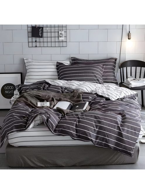 Двулицево спално бельо с ластик EmonaMall, 4 части - Модел S18699