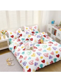   Двулицево спално бельо с ластик EmonaMall, 4 части - Модел S18701