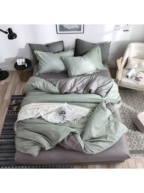 Двулицево спално бельо с ластик EmonaMall, 4 части - Модел S18710