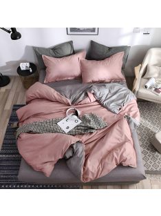   Двулицево спално бельо с ластик EmonaMall, 4 части - Модел S18711