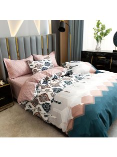   Двулицево спално бельо с ластик EmonaMall, 4 части - Модел S18712