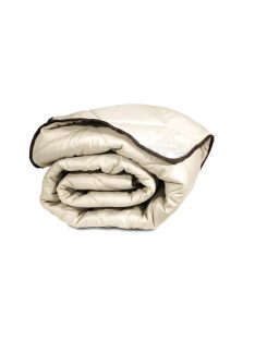 Вълнена олекотена завивка Екрю