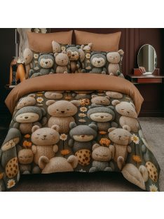   Двулицево спално бельо 5D EmonaMall, 6 части (реално изображение) - Модел S18719