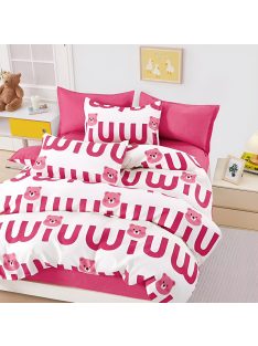   Двулицево спално бельо с ластик (размер за приста) EmonaMall, 4 части - Модел S18728