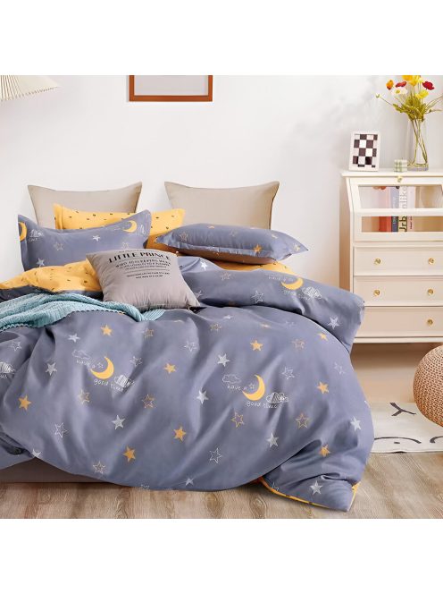 Двулицево спално бельо с ластик (размер за приста) EmonaMall, 4 части - Модел S18731