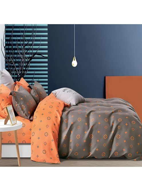 Двулицево спално бельо с ластик (размер за приста) EmonaMall, 4 части - Модел S18735