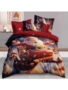   Двулицево коледно спално бельо (реално изображение) EmonaMall, 6 части - Модел S18763