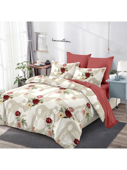 Двулицево спално бельо EmonaMall, 6 части - Модел S18774