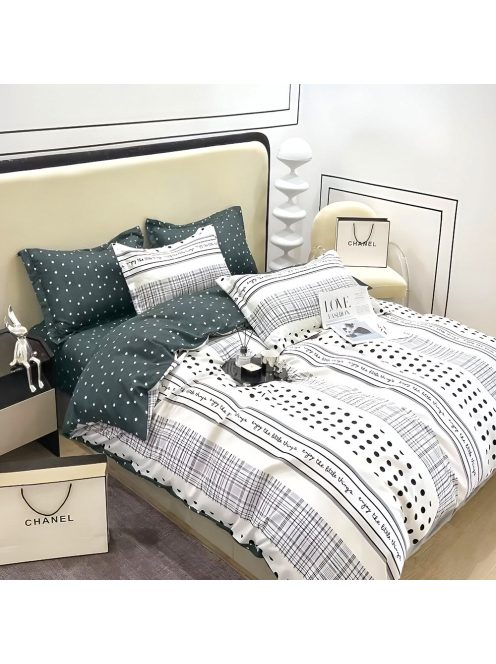 Двулицево спално бельо (размер за приста) EmonaMall, 4 части - Модел S18860