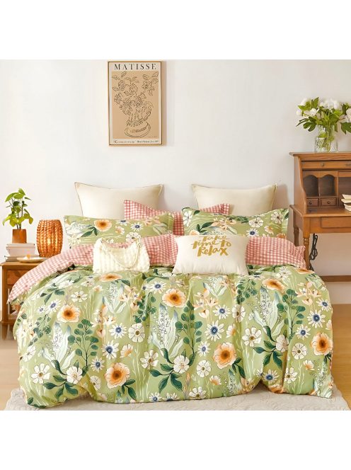 Двулицево спално бельо (размер за приста) EmonaMall, 4 части - Модел S18874