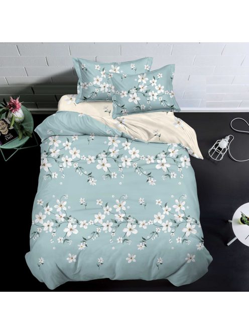 Двулицево спално бельо с ластик (размер за приста) EmonaMall, 4 части - Модел S18886