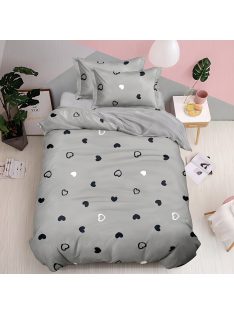   Двулицево спално бельо с ластик (размер за приста) EmonaMall, 4 части - Модел S18887