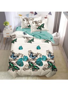   Двулицево спално бельо с ластик (размер за приста) EmonaMall, 4 части - Модел S18888